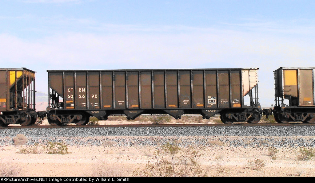 EB Unit Empty Open Hopper Frt at Erie NV -30